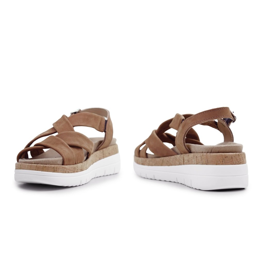 Minfot Remsandaler Sami Nubuck Tan