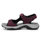 Minfot Sandhamn Sandaler Dam Nubuck Bordeaux