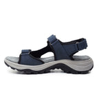 Minfot Sandhamn Sandaler Dam Nubuck Navy