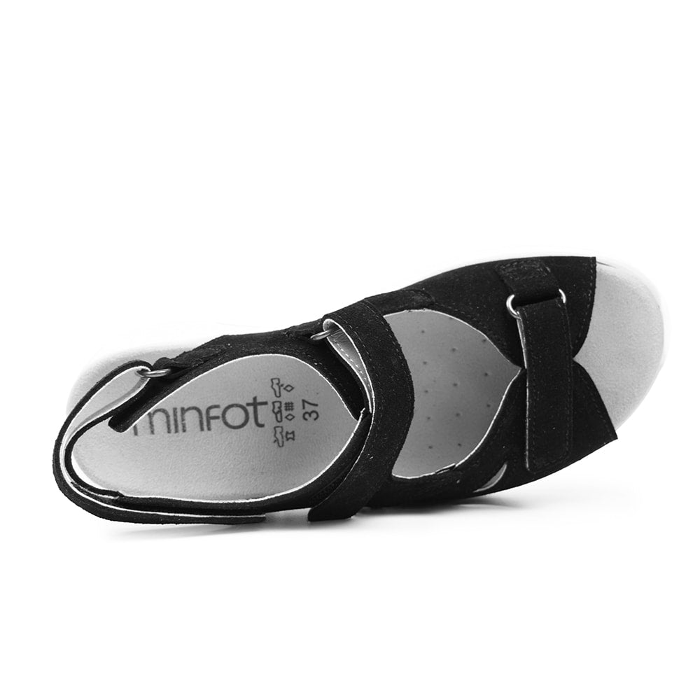 Minfot Sunny Sandaler Dam Svart