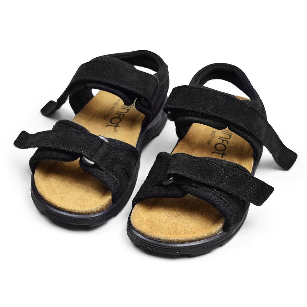 Minfot Sandaler Flex Svart Mocka
