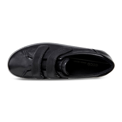 ECCO Soft 2.0 Skor Dam Black Feather with Black Sole