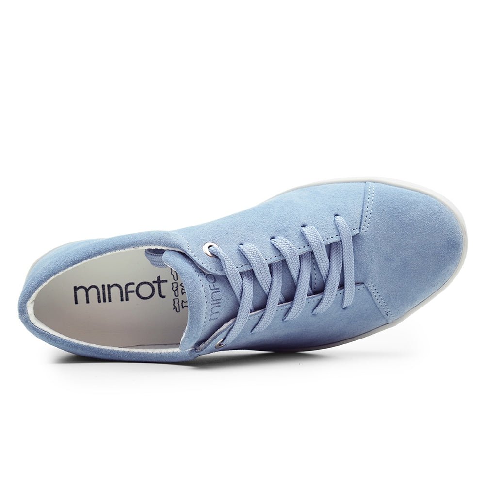 Minfot Aveny Sneaker Dam Mocka Ljusblå