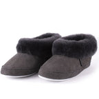 Shepherd Emmy Fårskinnstofflor Asphalt