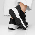 Minfot Softrole Lux Sneakers Dam Stretch Svart