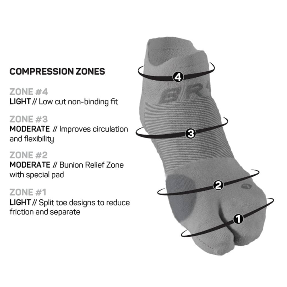 OS1st BR4 Bunion Relief Svart 1-pack
