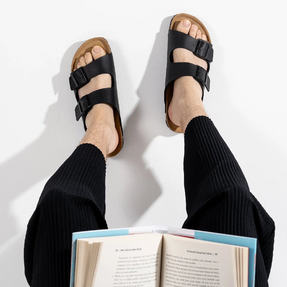 Rohde Sandaler Herr Birkoflor Svart