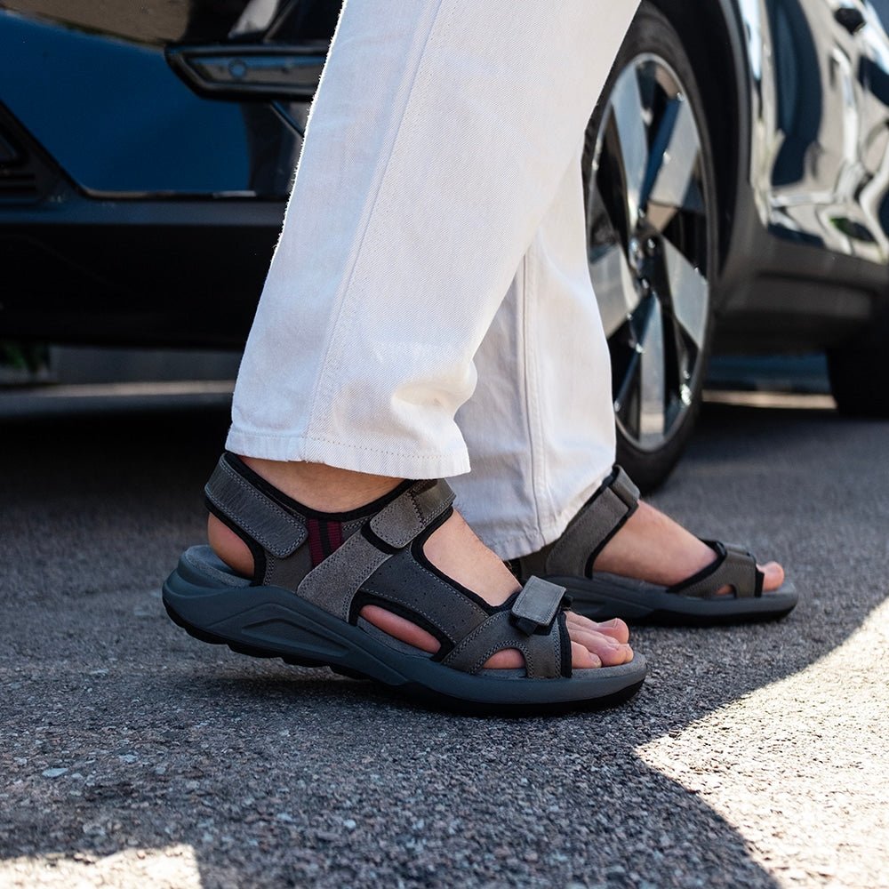 Minfot Sandal Herr Karlshamn Grå