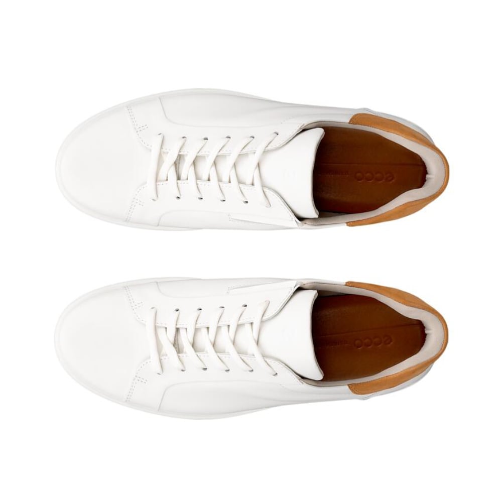 ECCO Sneakers Soft 7 Herr White Lion