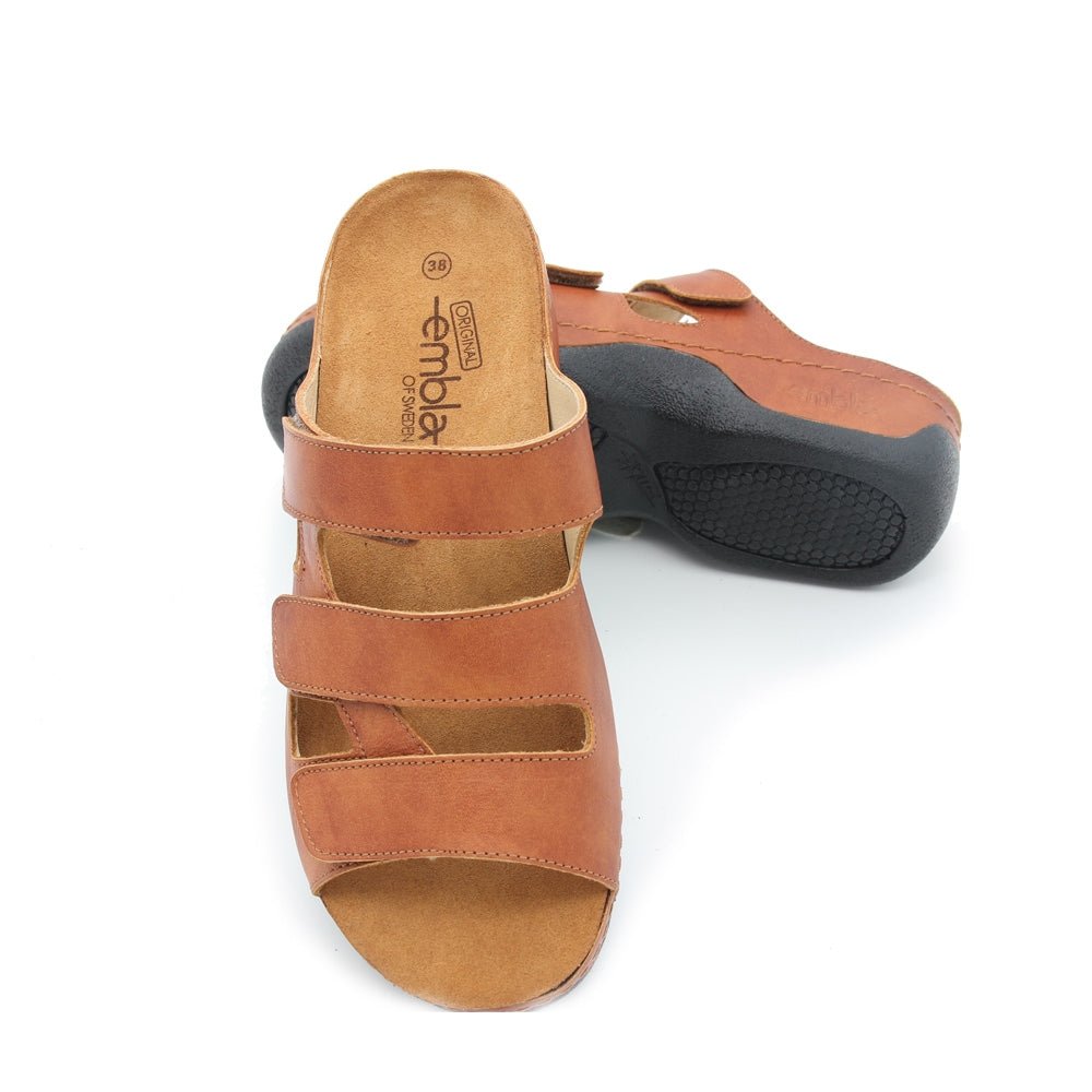 Embla Hälsoskor Sandaler Sofia Kastanj ergoflex