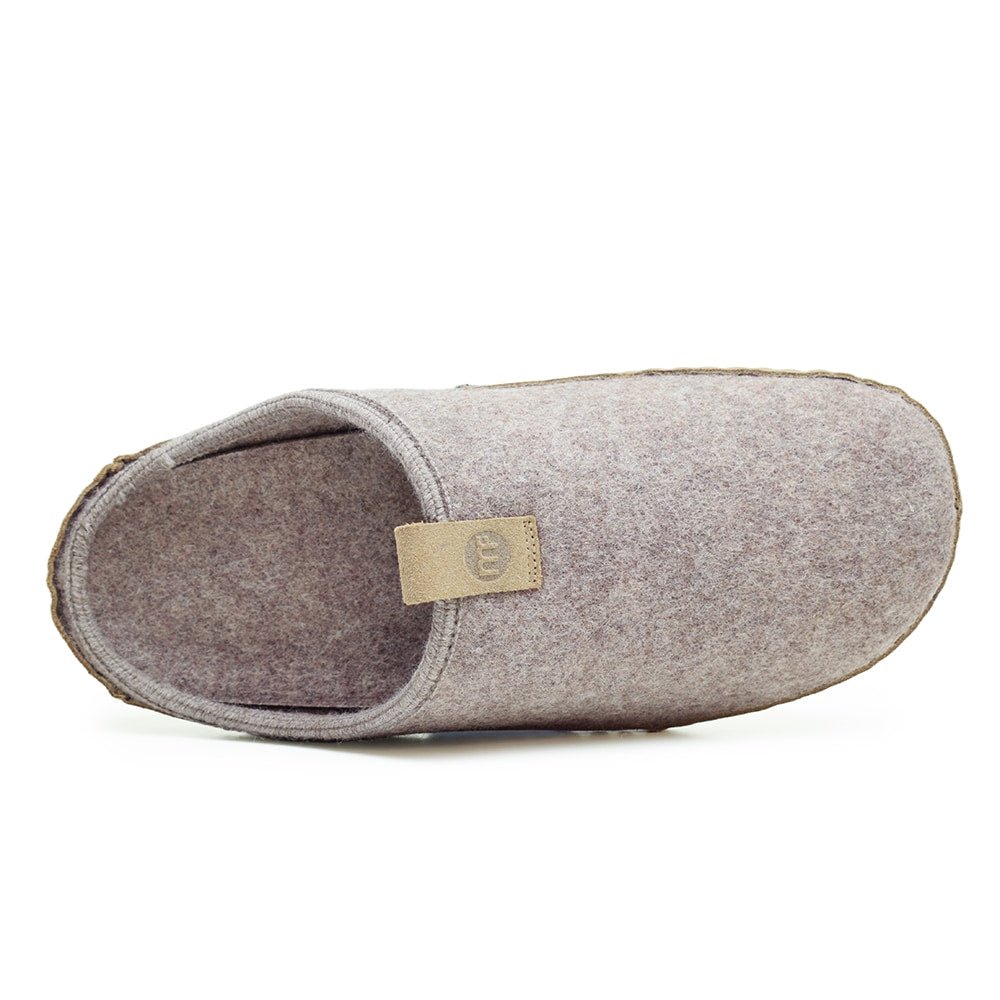 Minfot Cabin Tofflor Unisex Ull Brun