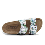 Minfot Softstep Sandaler Dam Biosandal 2-remmar Tropical Glow Vit