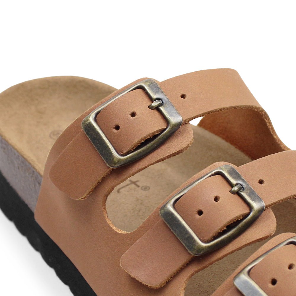 Minfot Sandaler Bio Skinn Cognac
