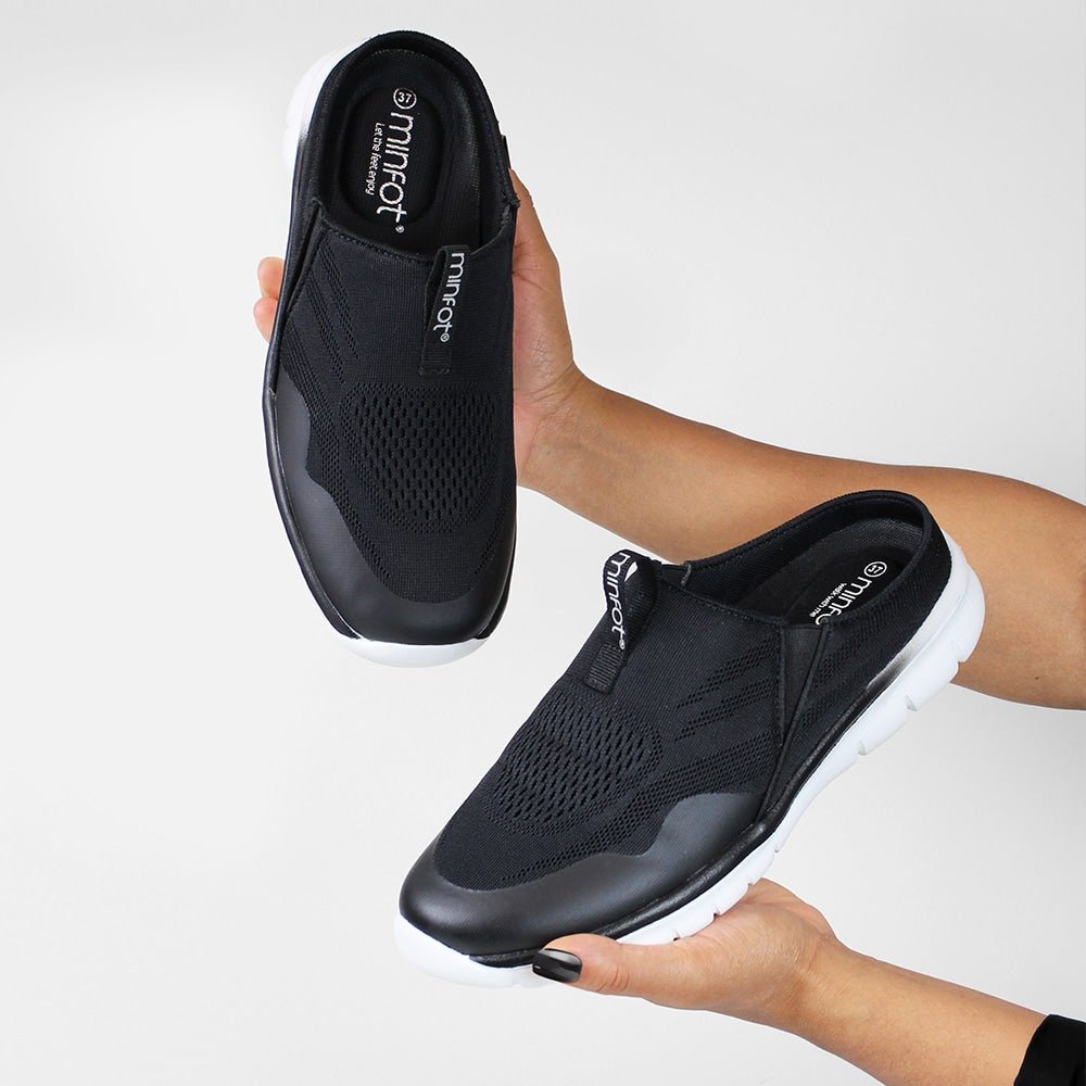 Minfot Easy Step-In Tofflor Svart