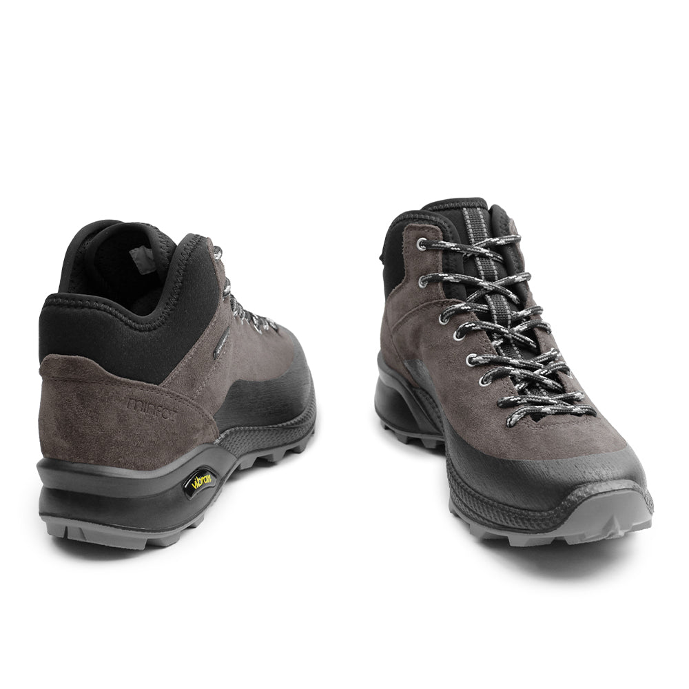 Minfot Step Mid Kängor Unisex Vattenavvisande TEX Mocka Stone