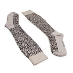 Minfot Tukisukat Puuvilla Leopardi Beige 1-pakkaus