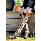 SupCare Stödstrumpor Bomull Leopard 1-pack
