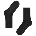 Falke Sensitive London Strumpor Bomull Dam Svart 1-pack