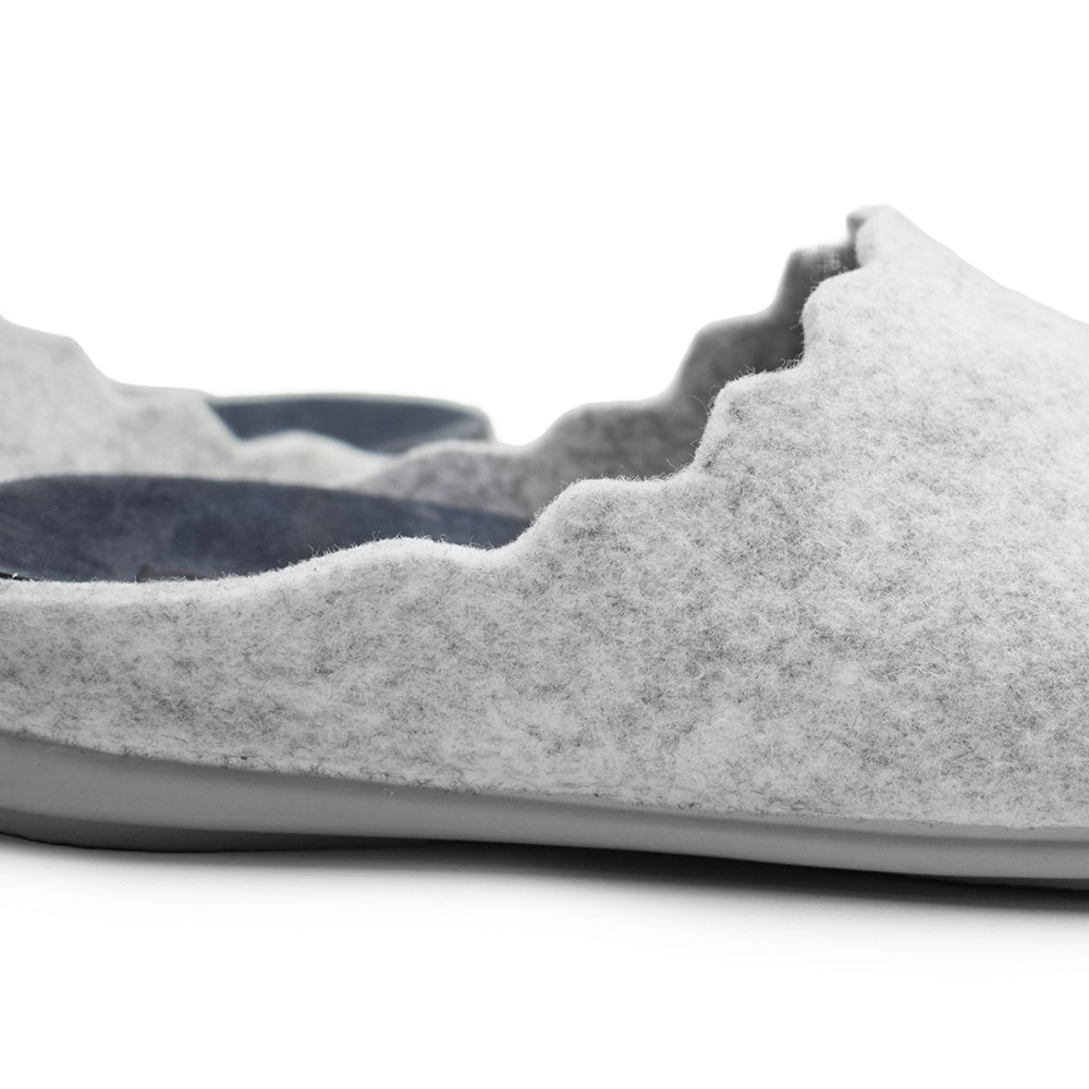 Minfot Tofflor Relax Dam Ljusgrå