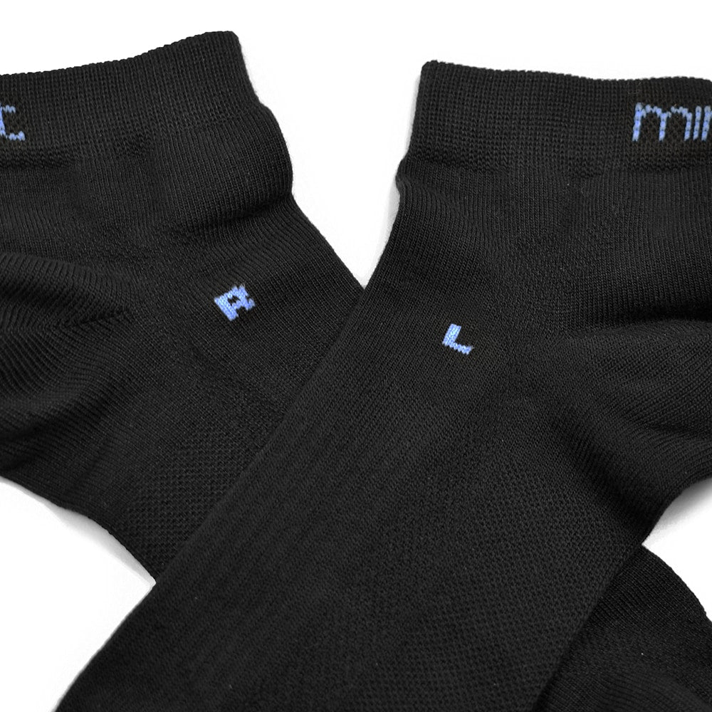 Minfot Löparstrumpor Tunna Lyocell 1-pack Svart