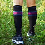 Minfot Sport Puristussukat Lyocell Speed Musta 2-pakkaus