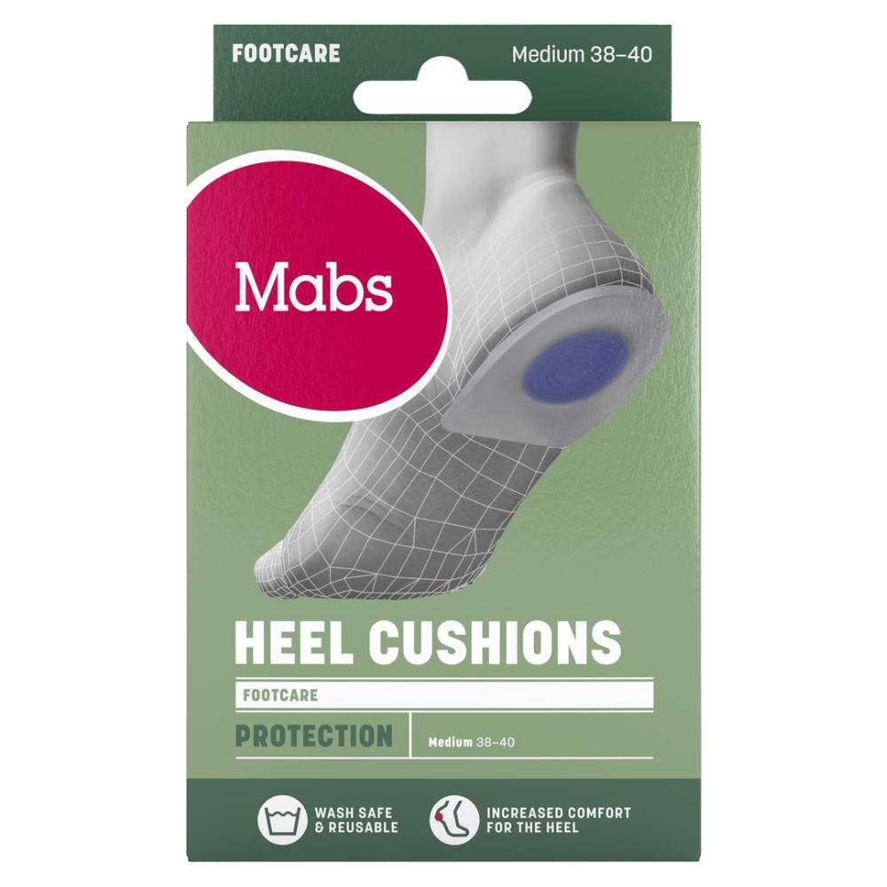 Mabs Heel Cushion - Stötdämpande hälinlägg i silikon