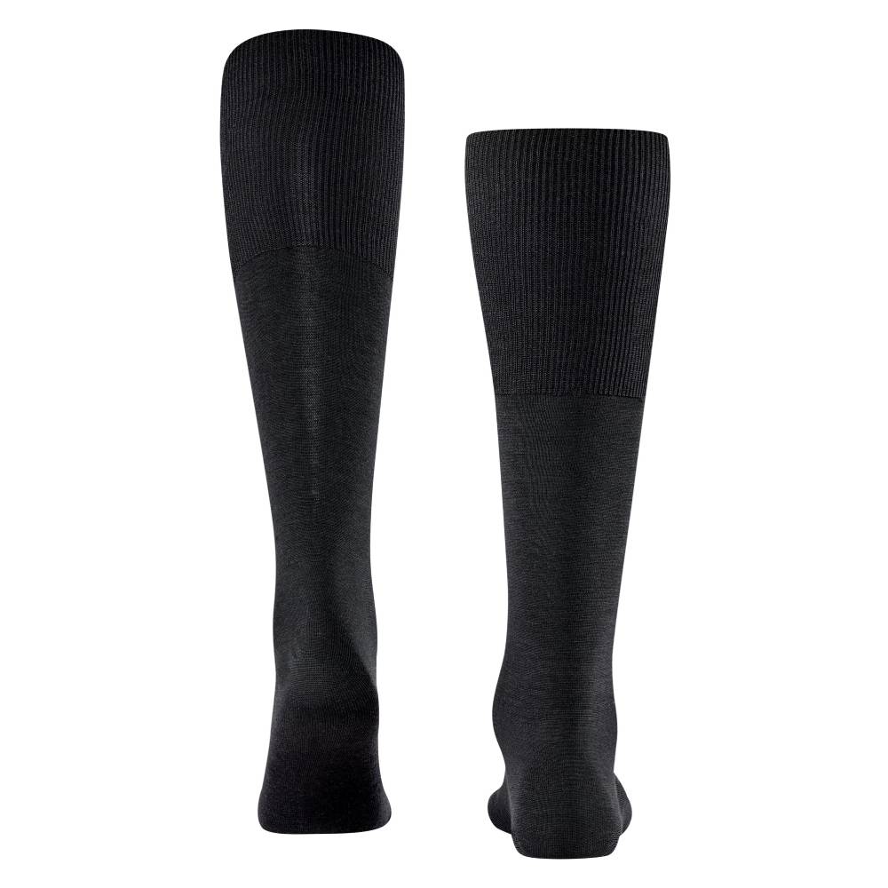 Falke Airport Knästrumpor Herr Merinoull Svart 1-pack