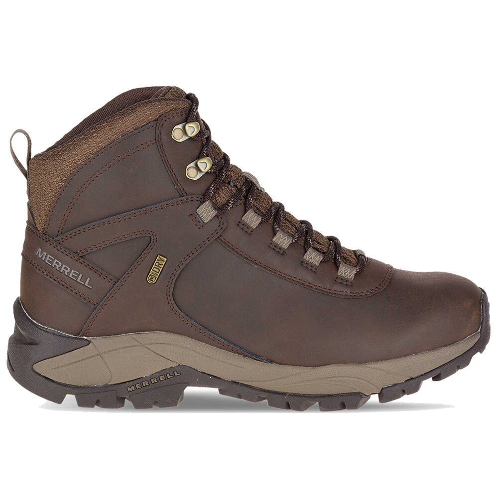 Merrell Vego Mid Leather Vattentäta promenadskor Herr Brun