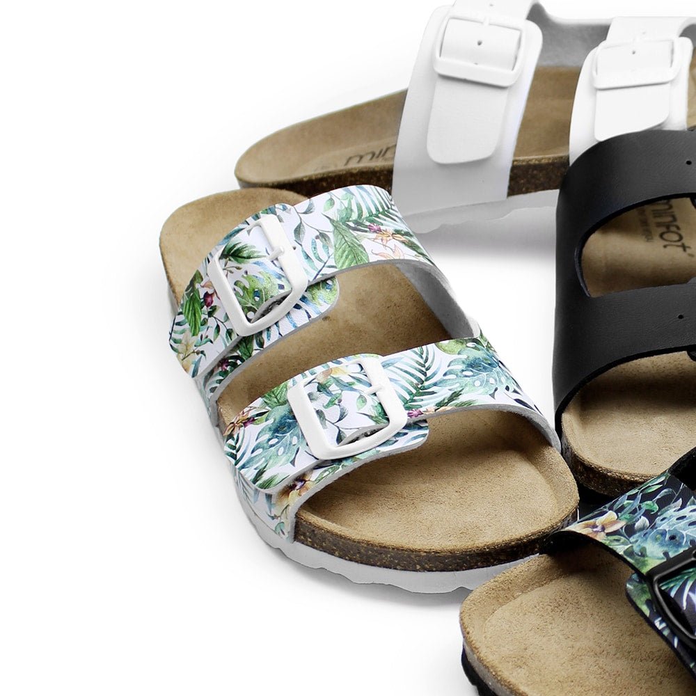 Minfot Sandaler Softstep Tropical Glow Vit