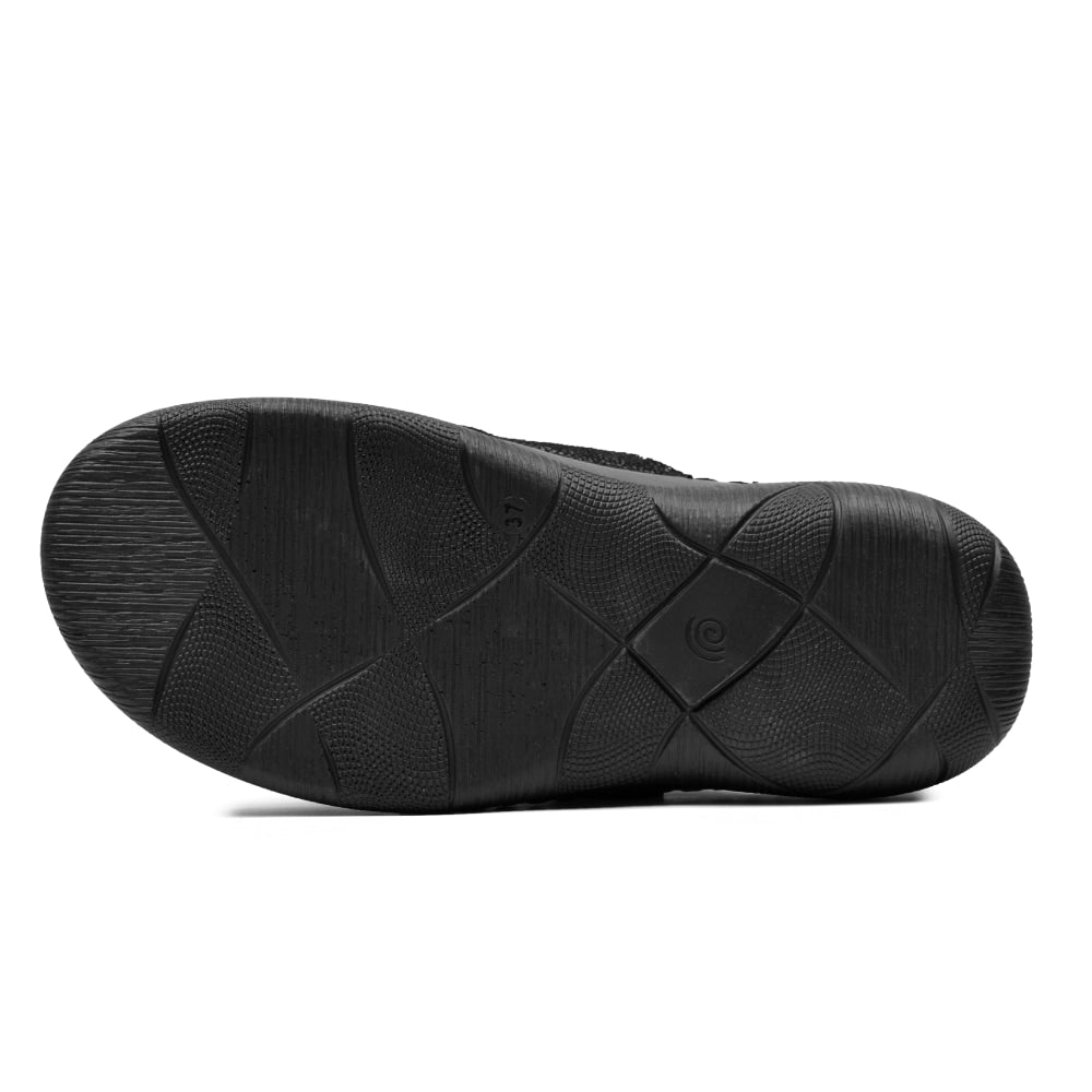 Minfot Sandaler Stretch Granit Svart