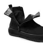 Minfot Dubbskor Idre Mocka Ull Svart