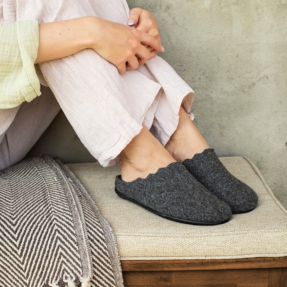 Minfot Tofflor Relax Dam Grafit