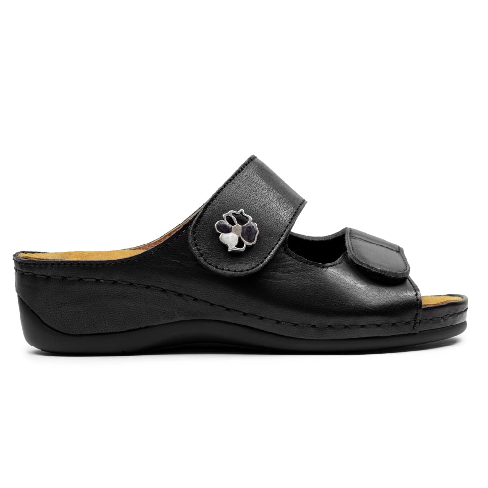 Minfot Sandaler Stretch Petunia Svart