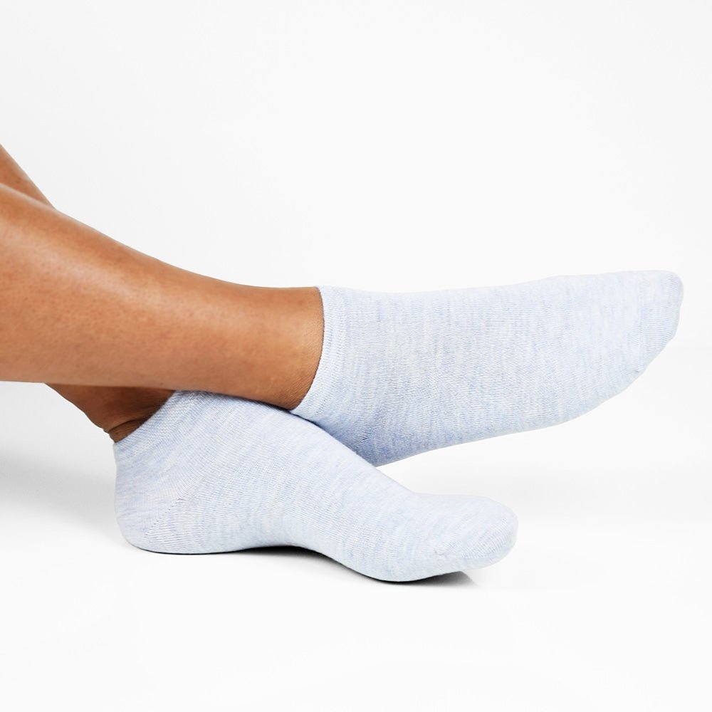 minfot-sneaker-melange-mjuka-strumpor