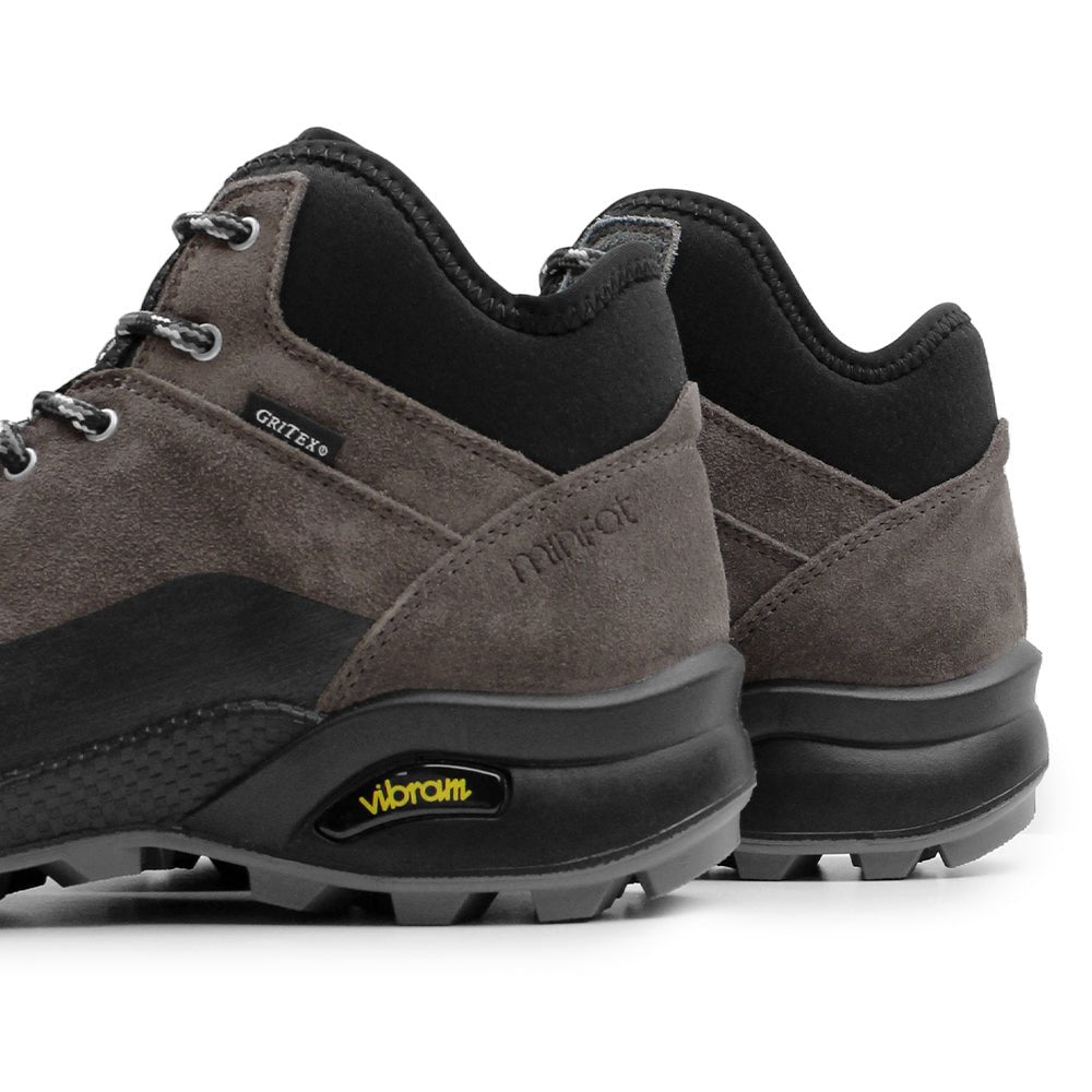 Minfot Step Mid Kängor Unisex Vattenavvisande TEX Mocka Stone