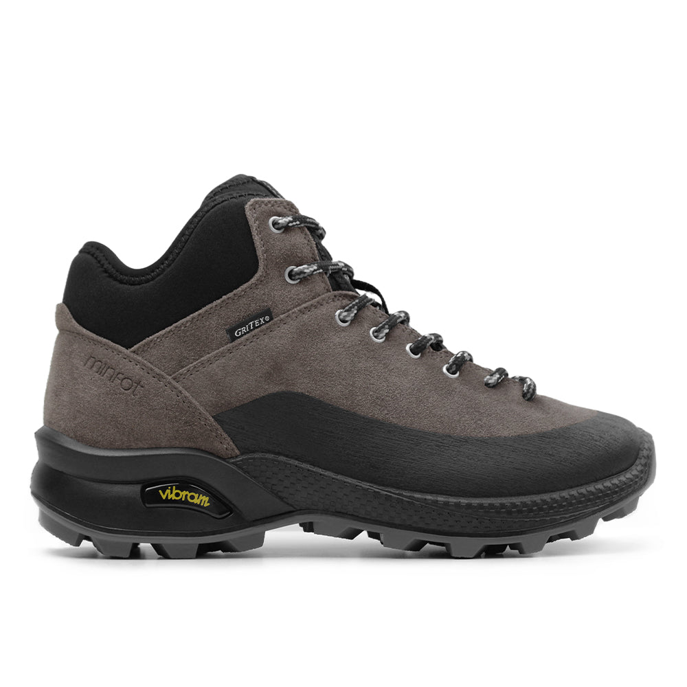 Minfot Step Mid Kängor Unisex Vattenavvisande TEX Mocka Stone