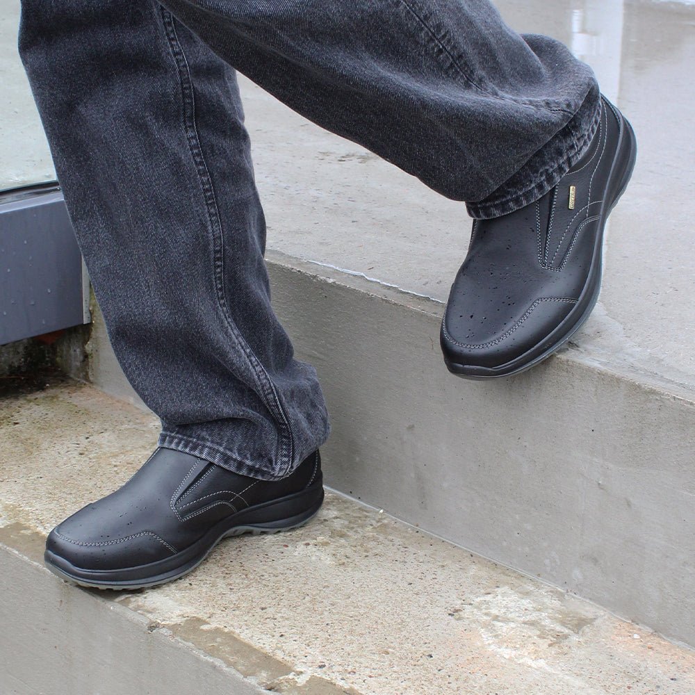 Minfot Rex Loafer Herr Vattenavvisande TEX Skinn Svart