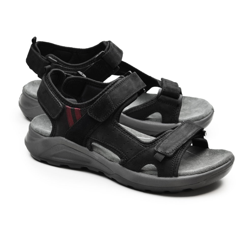 Minfot Karlshamn Sandaler Herr Svart