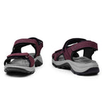 Minfot Sandhamn Sandaler Dam Nubuck Bordeaux