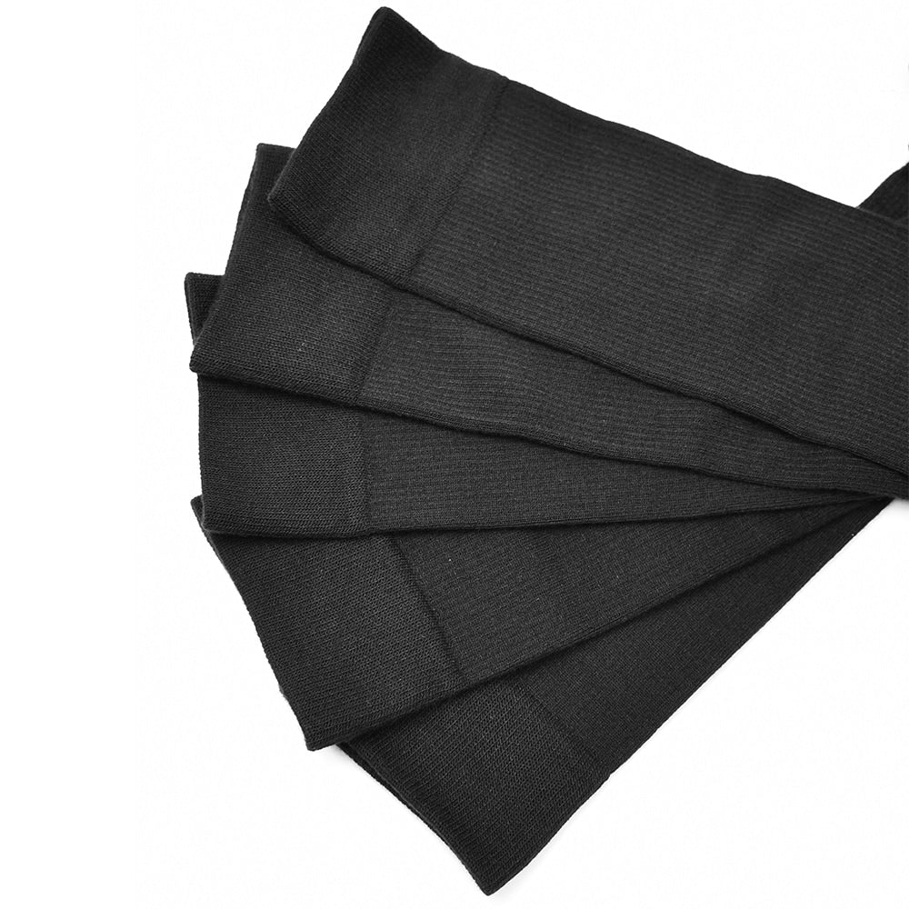 mjuka-stodstrumpor-Minfot-Bambu-Svart-5-pack