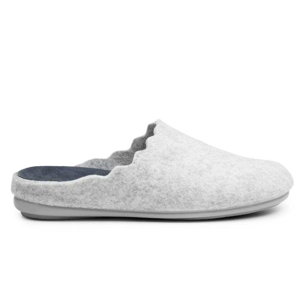 Minfot Tofflor Relax Dam Ljusgrå