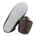 Shepherd Lina Fårskinnstofflor Stone Oiled Antique