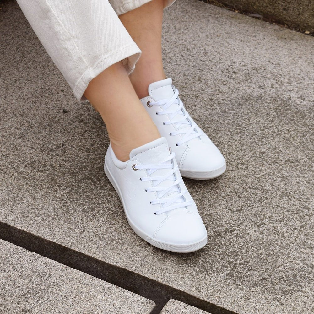 Minfot Aveny Sneaker Dam Skinn Vit