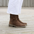 Minfot Jolie Boots med Gummiklack Zip Aquastop-TEX Stone