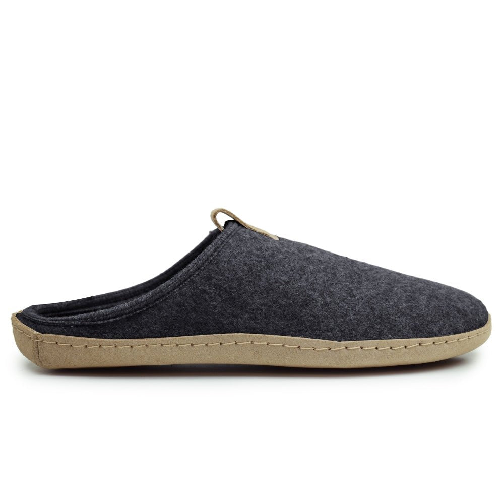 Minfot Cabin Tofflor Unisex Ull Grå