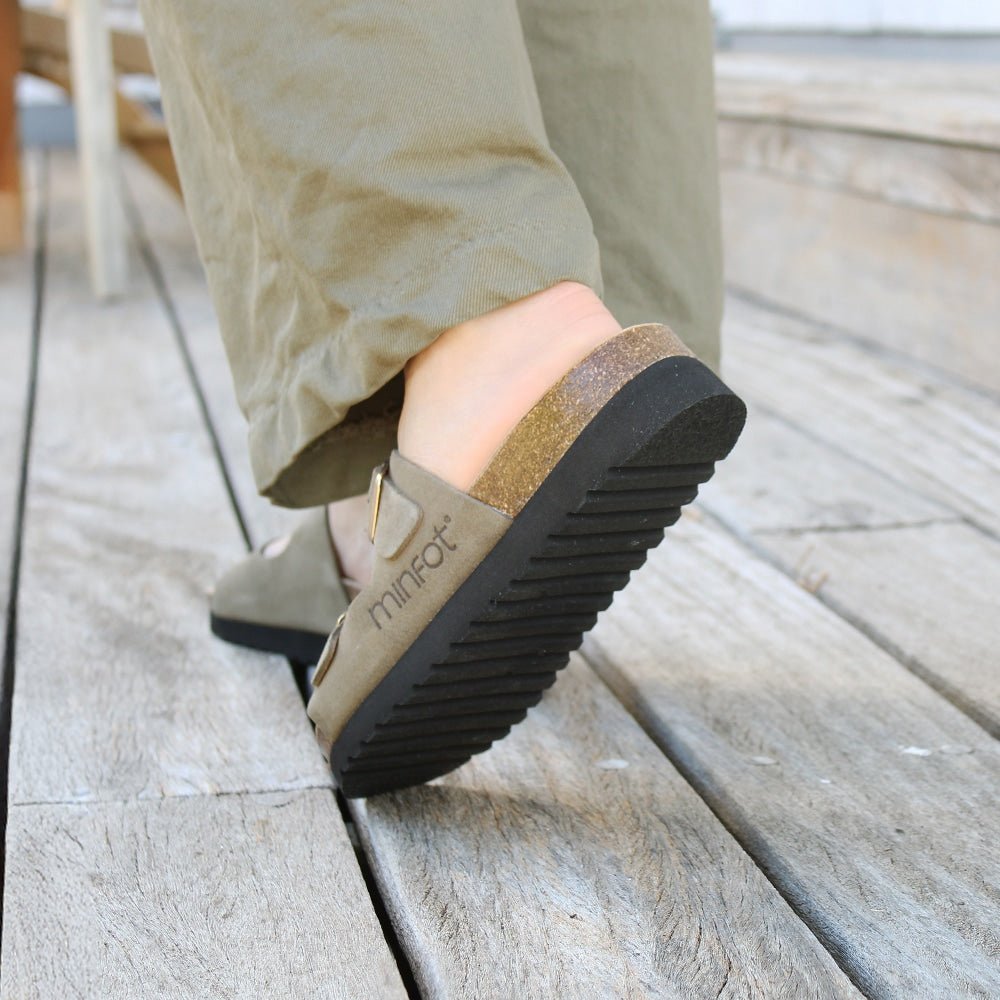 Minfot Moa Sandaler Dam Bio Mocka Olive
