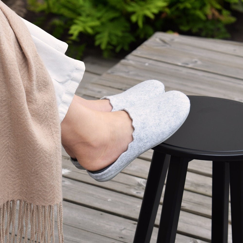 Minfot Tofflor Relax Dam Ljusgrå