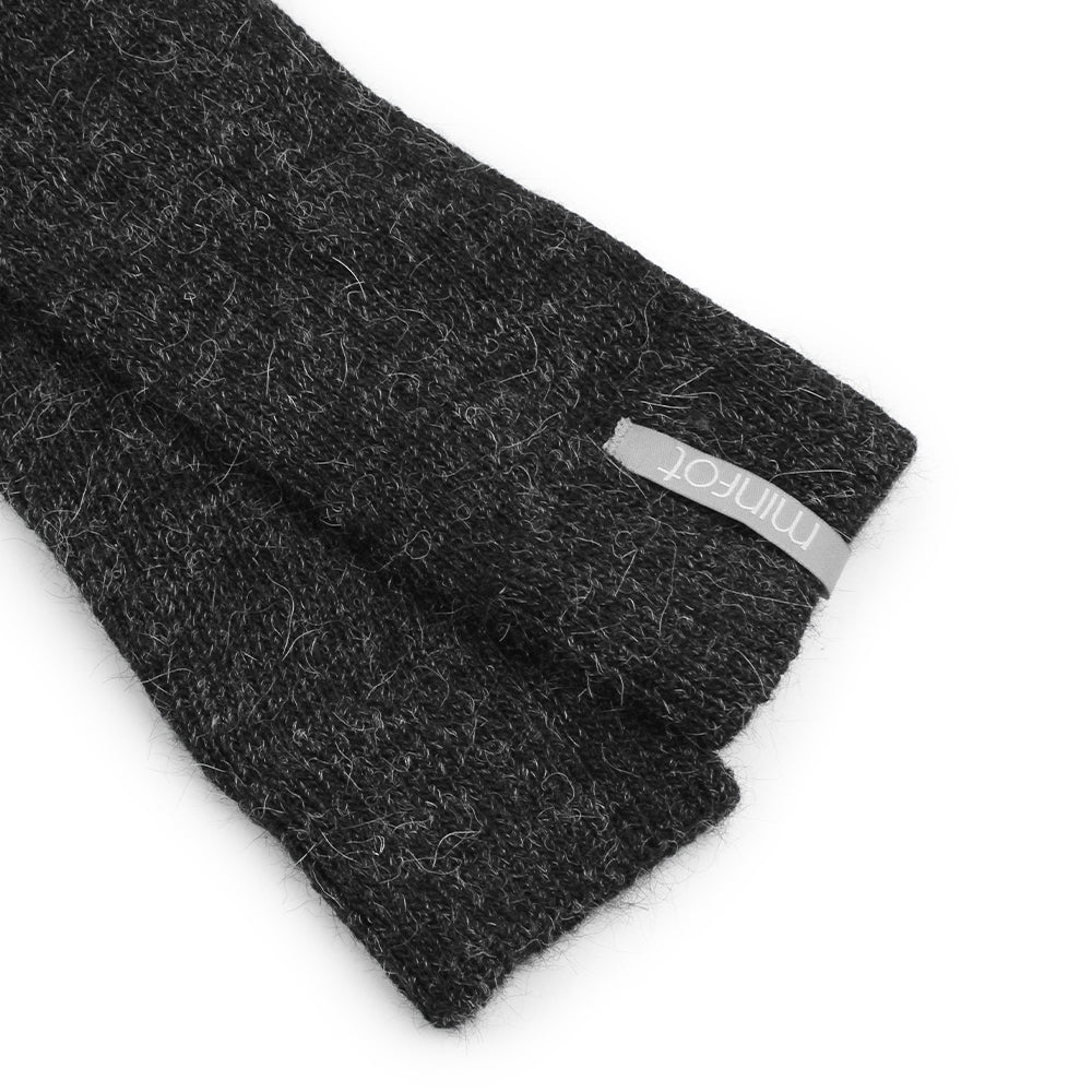 Minfot Raggsockor Alpacka Antracit 1-pack