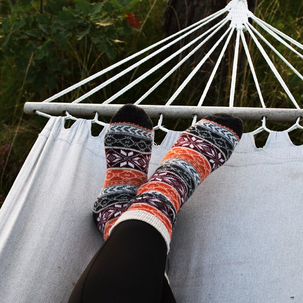 Minfot Ullstrumpor Hytte 2-pack