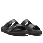 New Feet Connie Breda Sandaler Microfiber Unisex Svart